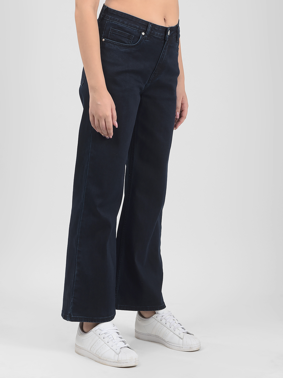 Numero Uno Women Solid Dark Blue Jeans